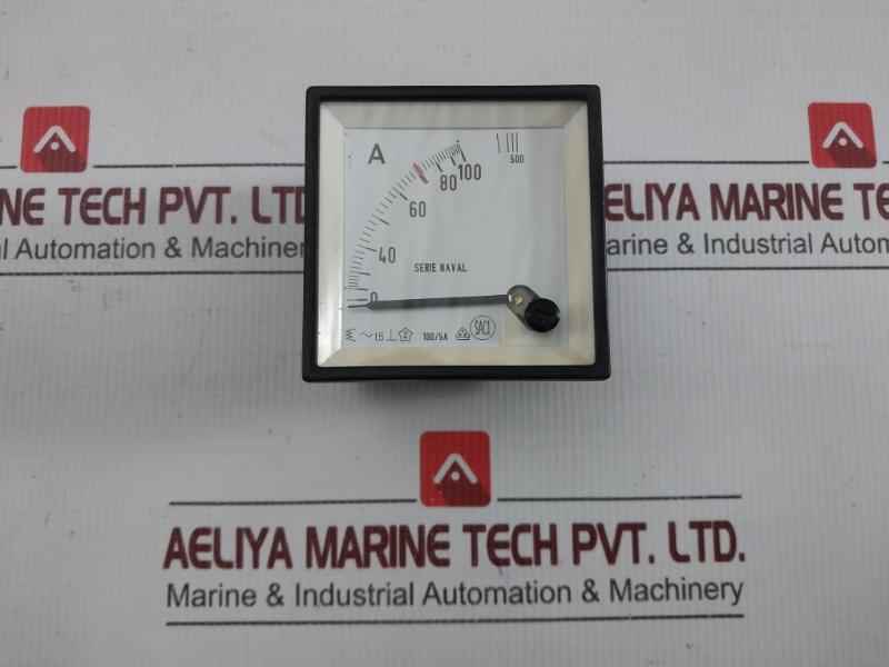 0-100/500 A Saci Analog Panel Ammeter