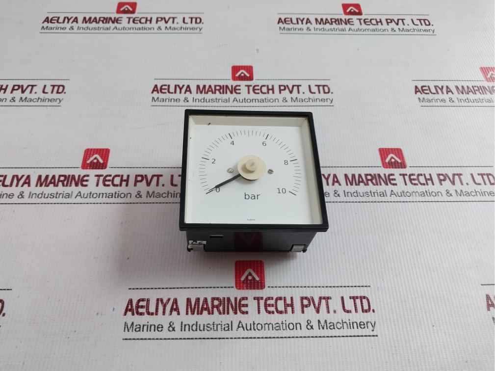 0-10 Bar Analog Panel Pressure Meter With New Condition