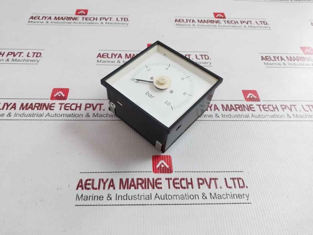0-10 Bar Analog Panel Pressure Meter With New Condition