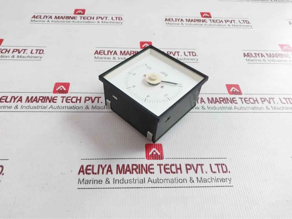 0-10 Bar Analog Panel Pressure Meter With New Condition