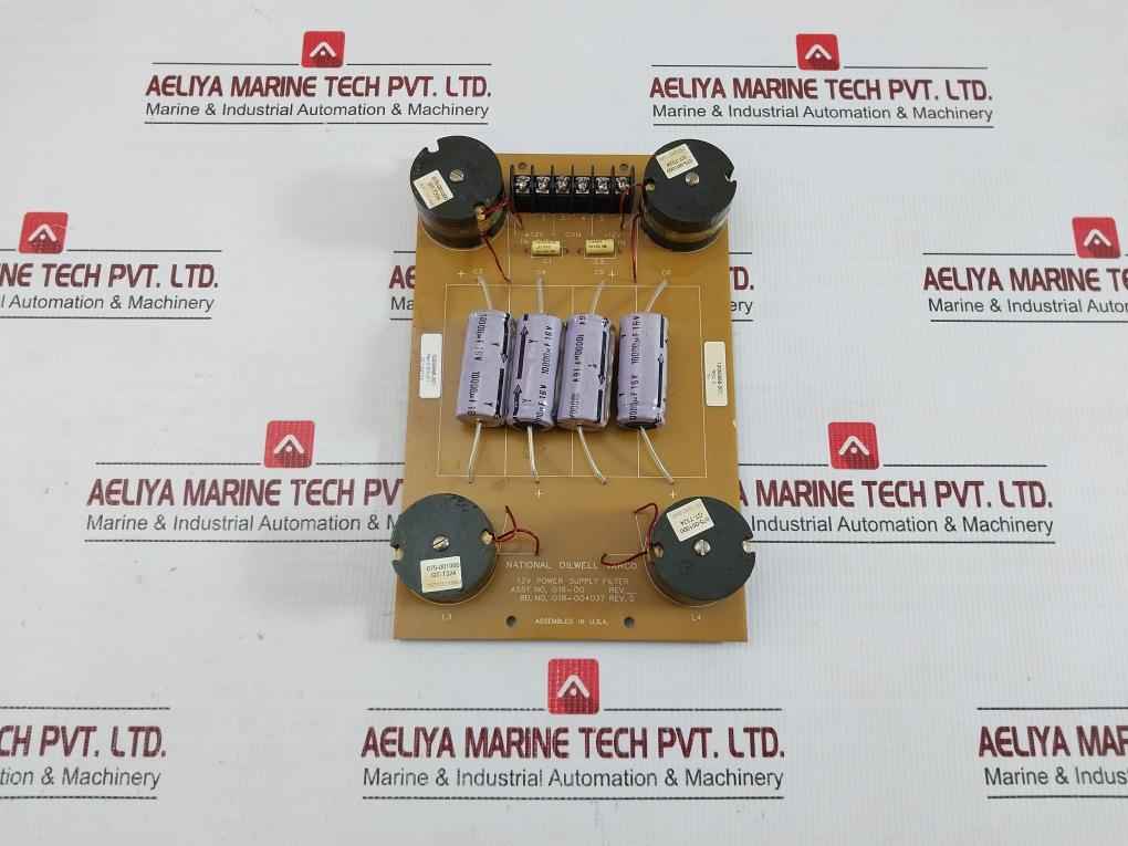 018-004037 Power Supply Filter Circuit Board National Oilwell Varco