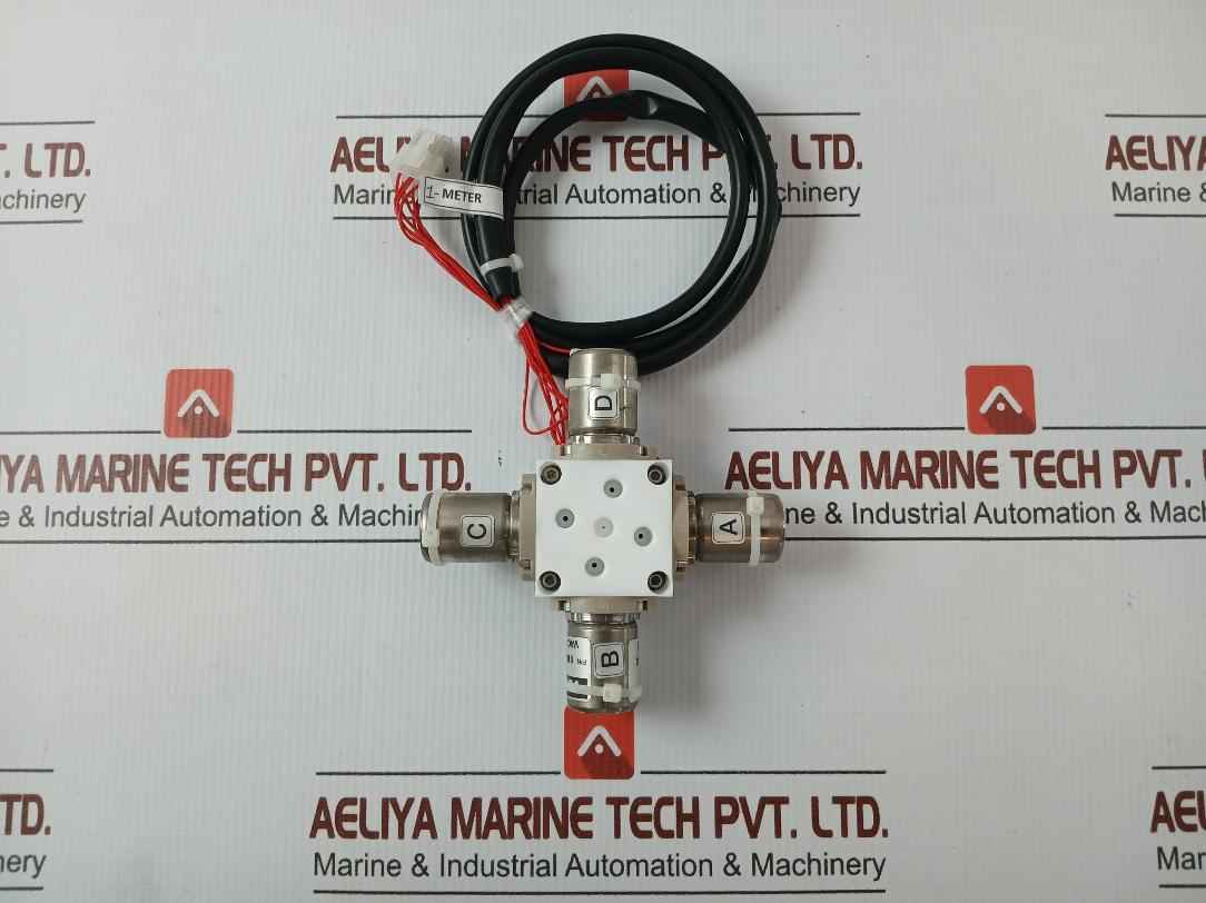 018-0186-900 4-way Nc Membrane Valve Vac-20 Psig 1-meter Parker