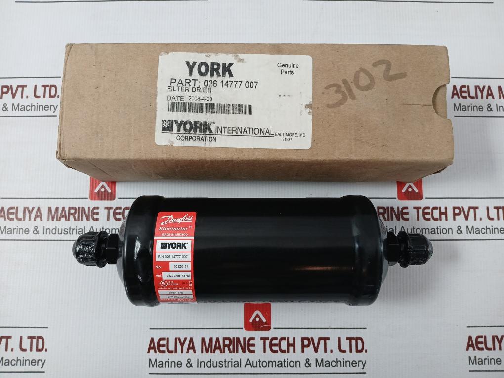 026-14777-007 York Liquid Line Filter Dryer 610 Psig/42 Bar