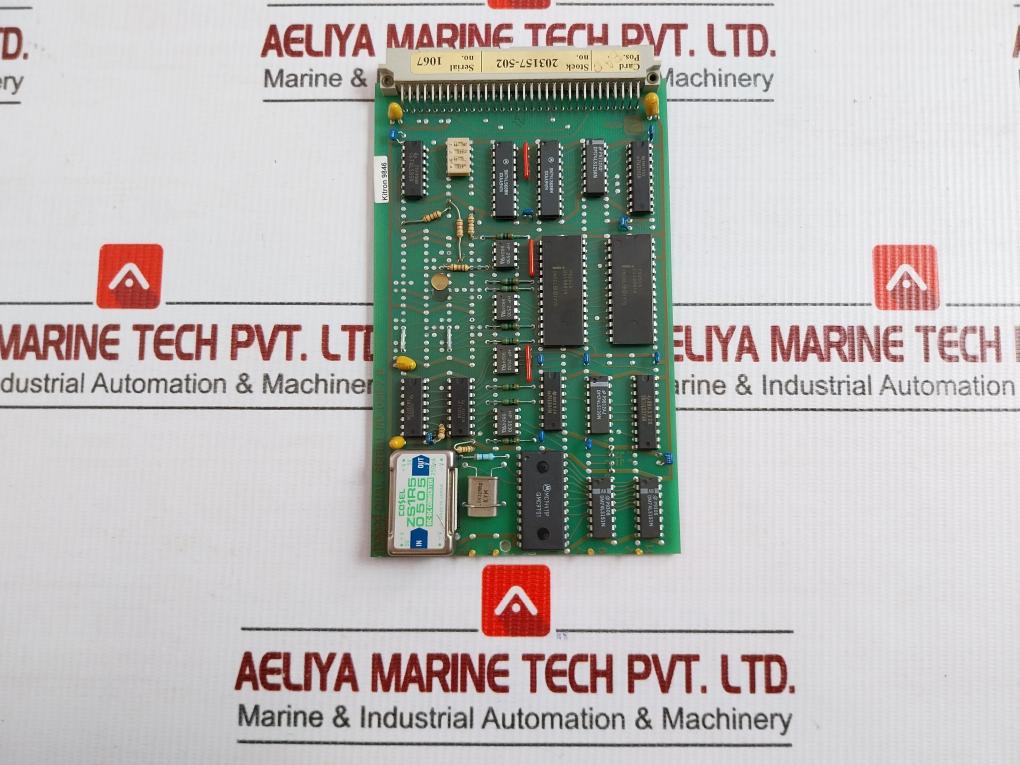 03157 B Dual Serial I/O Alarm Pcb Card Moland