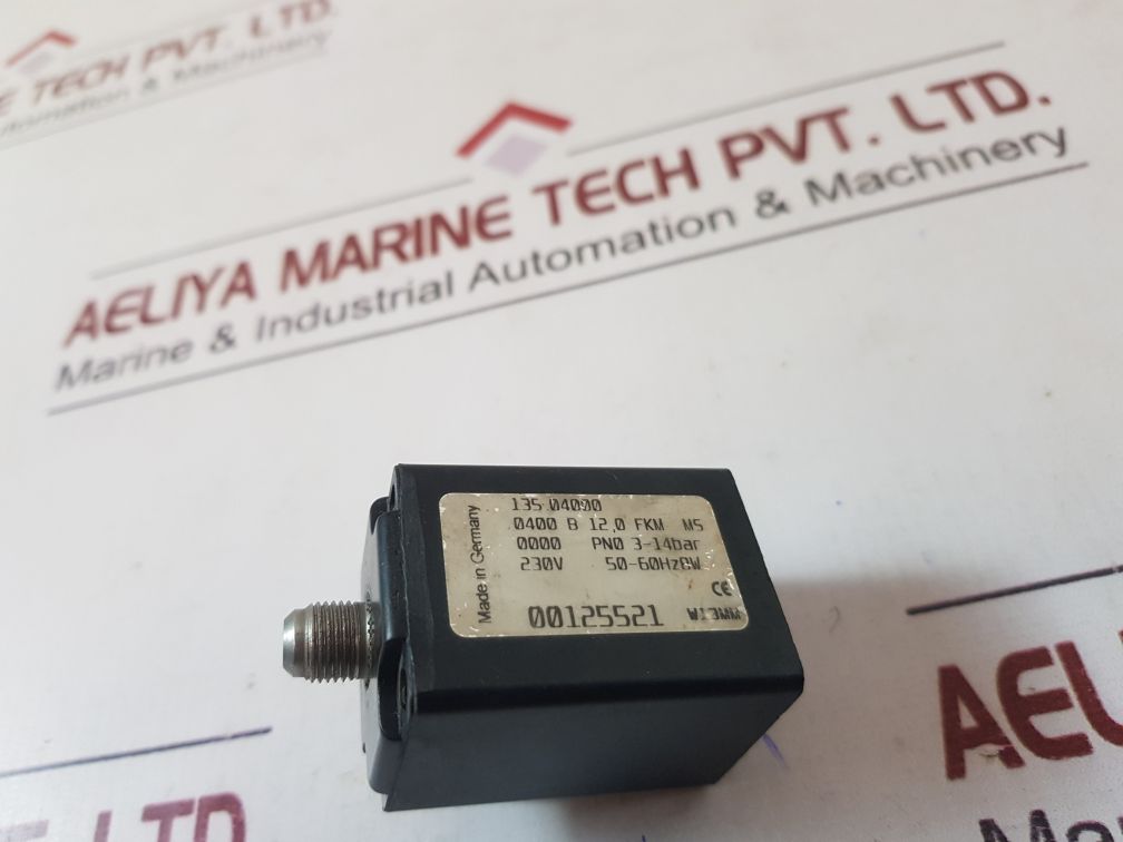 0400 B 12,0 FKM Solenoid Valve 230V 50-60HZ8W