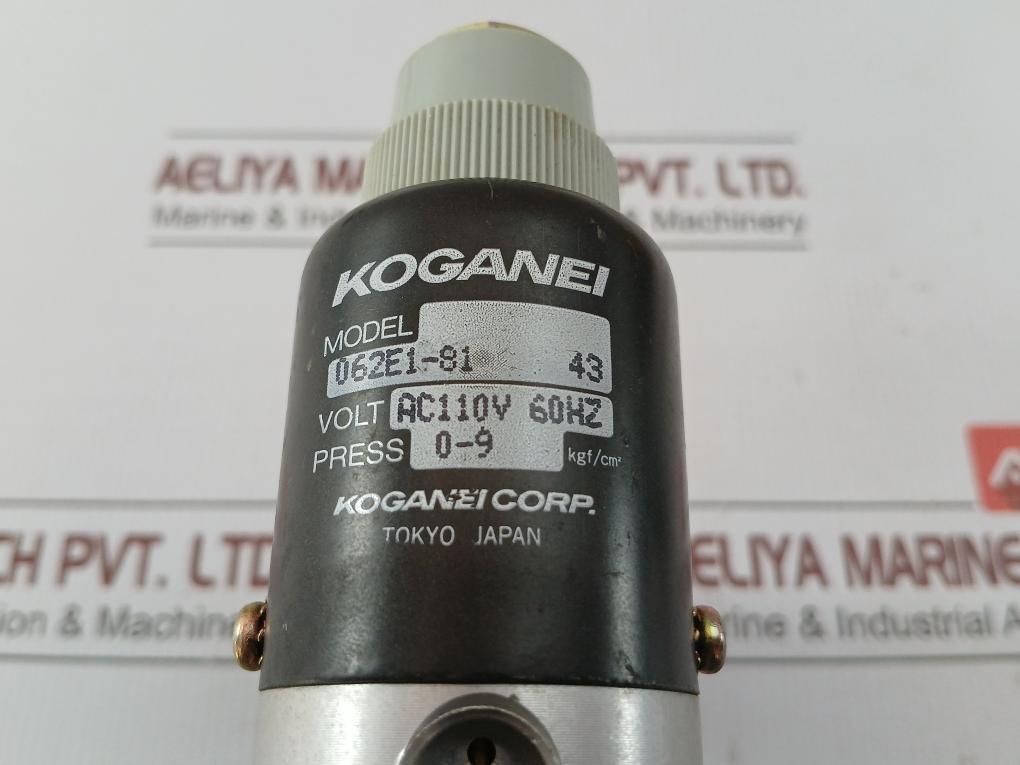 062E1-81 Round Type Air Solenoid Valve Ac110V 60Hz Koganei