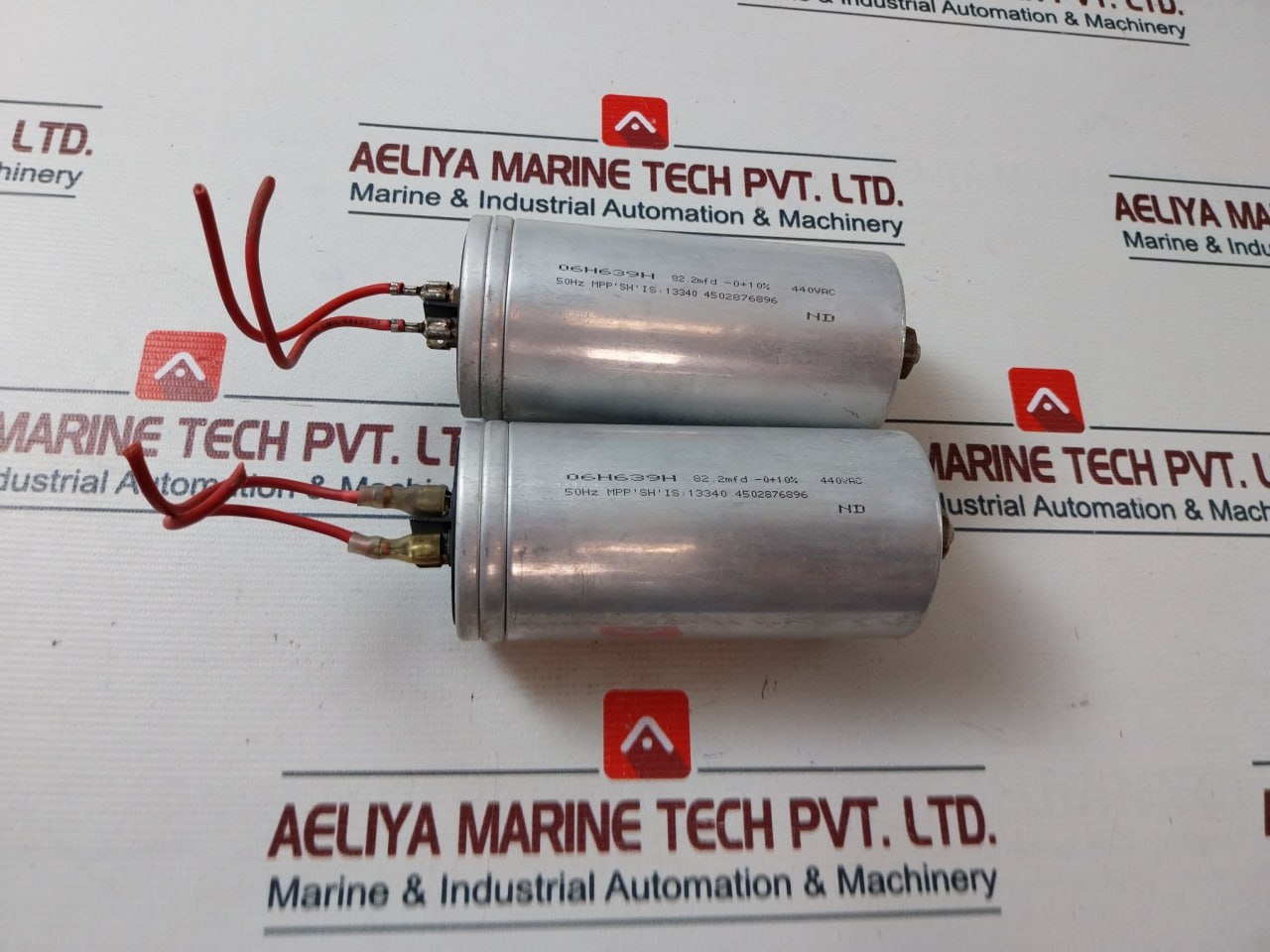 06H639H Capacitor 50Hz 440Vac 82.2Mfd -0+10%