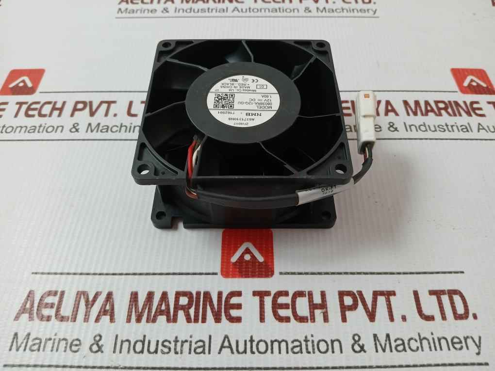 08038Ra-12Q-gu Dc Brushless Fan 12V Dc 1.60A 19.2W Nmb