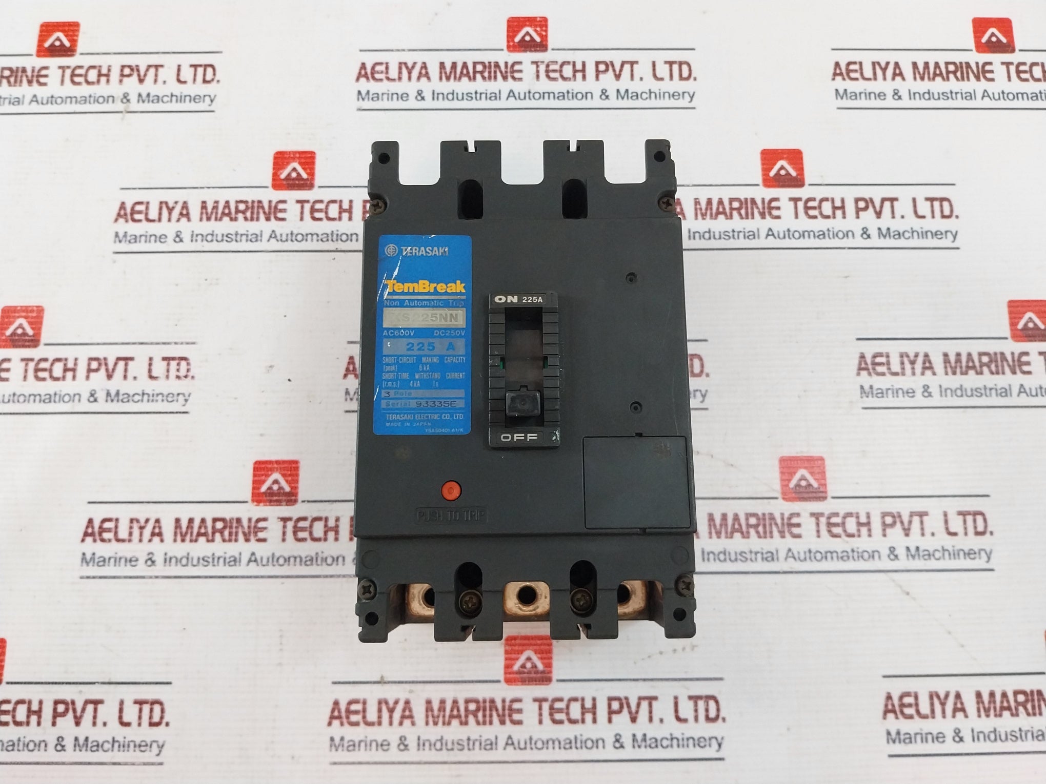 Terasaki XS225NN Circuit Breaker 225A 3-Pole 600V