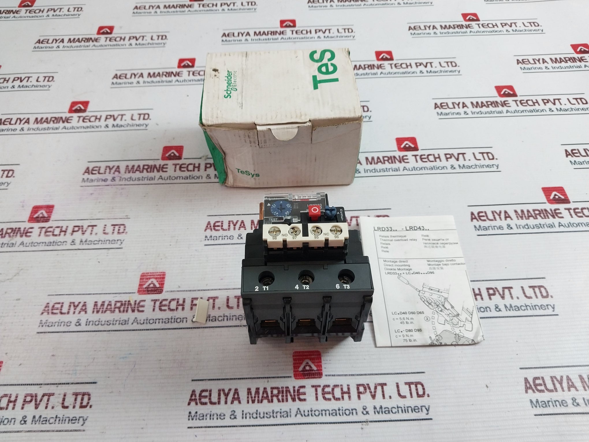 Schneider Electric Lrd3357 Thermal Overload Relay 10A 690V 50/60Hz