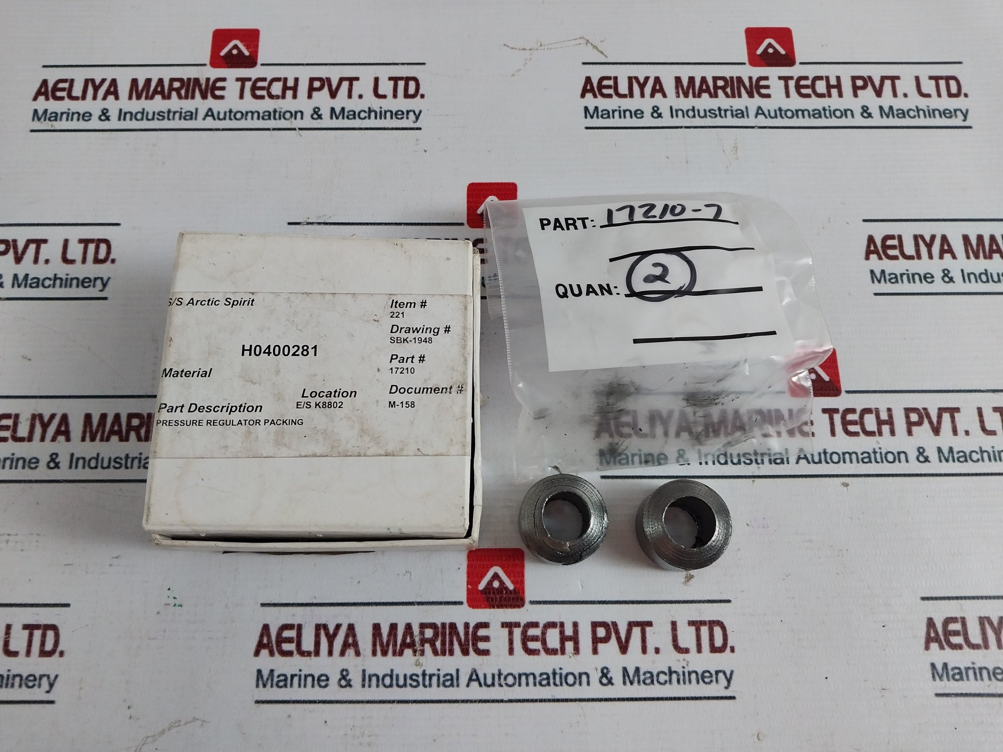 17210-7 Pressure Regulator Packing 17210