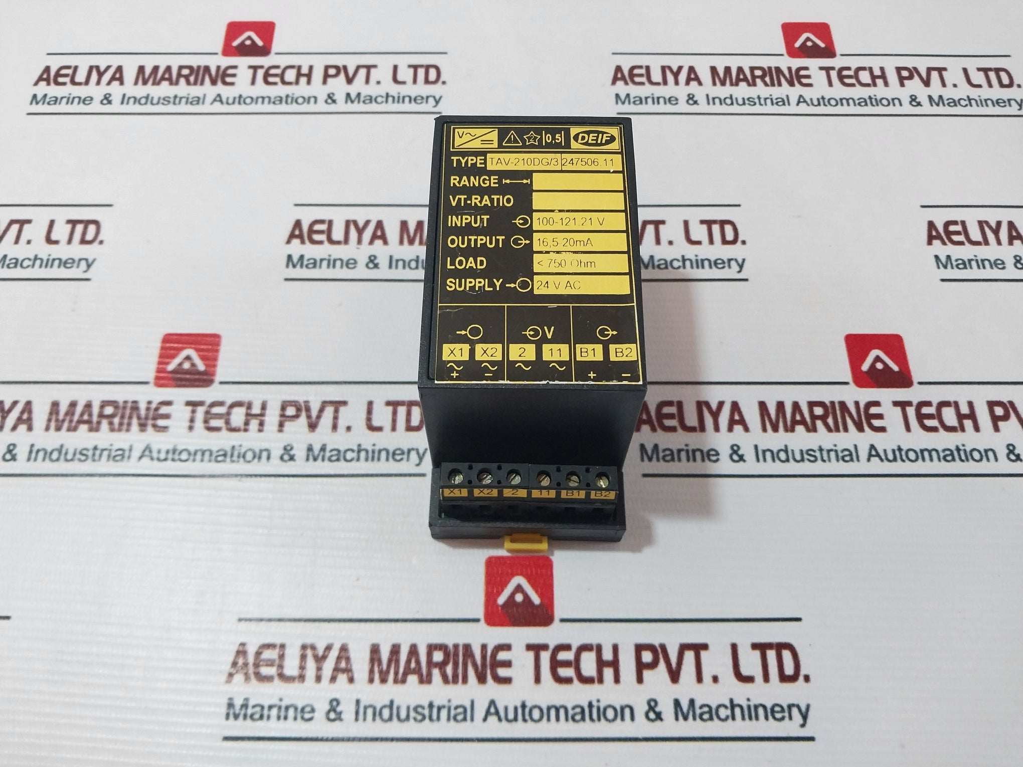 Deif Tav-210Dg/3 Single Function Transducer 100-121.21V 16,5-20 Ma