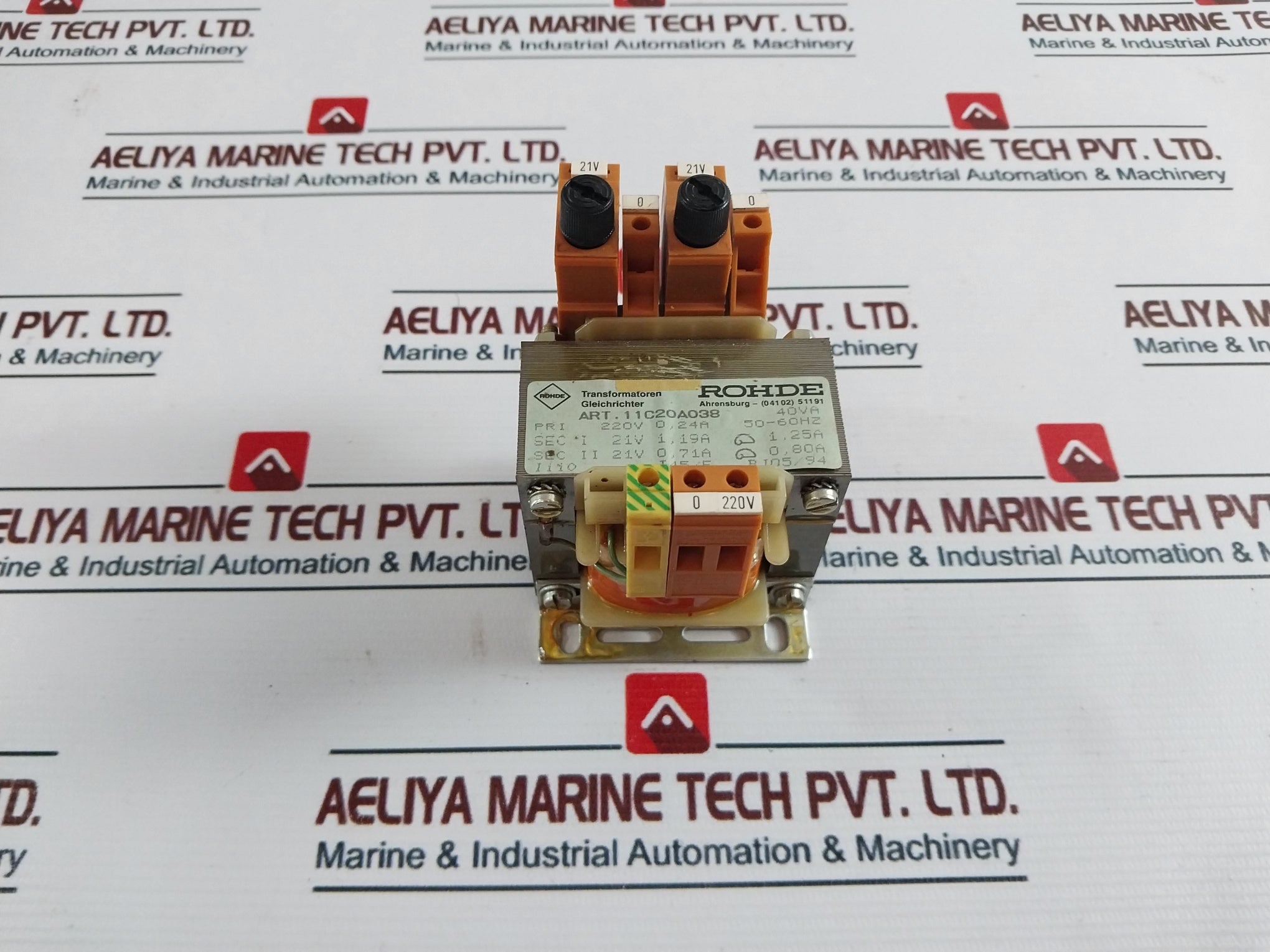 Rohde 11C20A038 Transformer 40Va