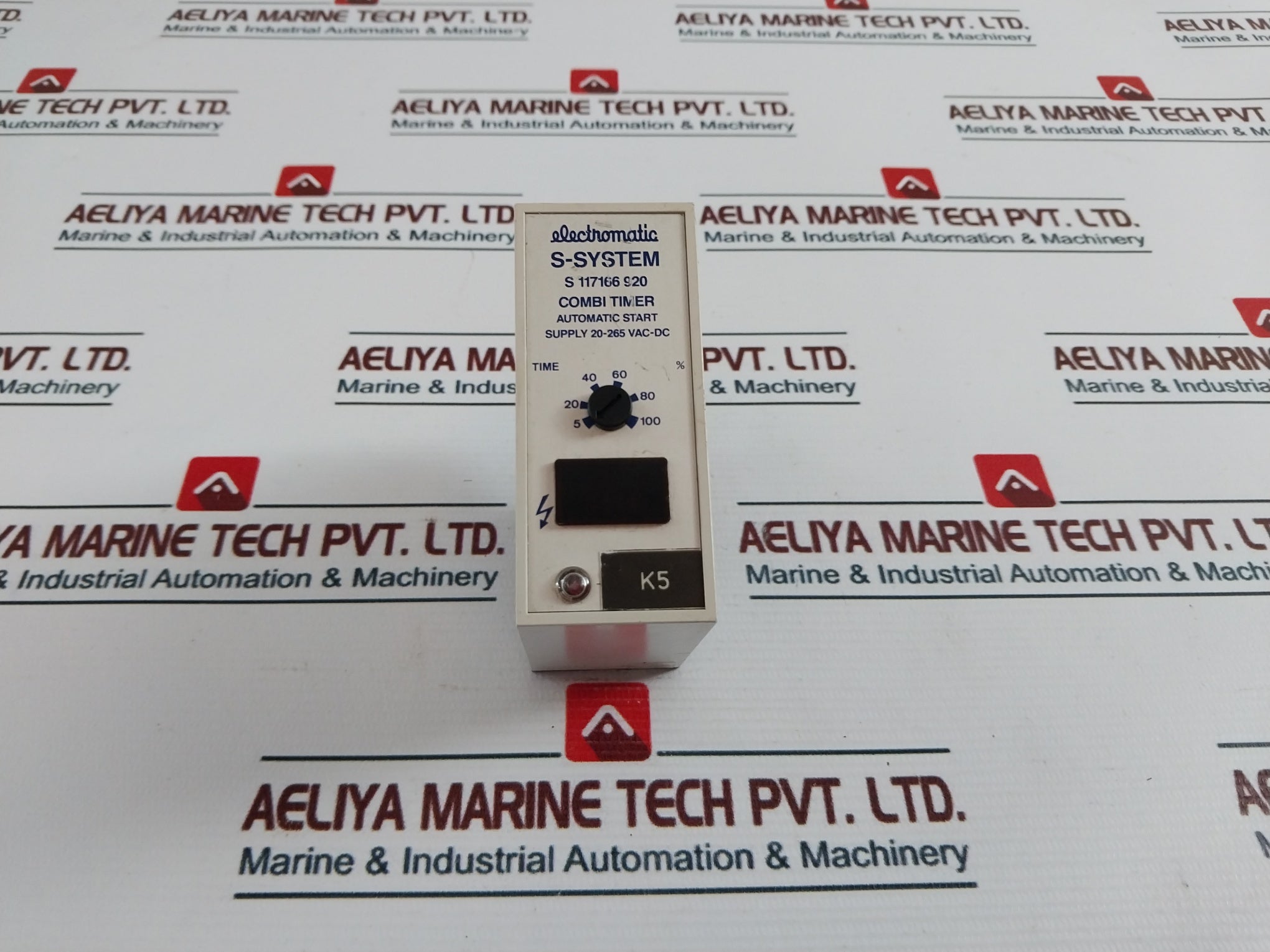 Electromatic S 117166 920 Combi Timer 5-100% Automatic Start 20-265 VAC-DC