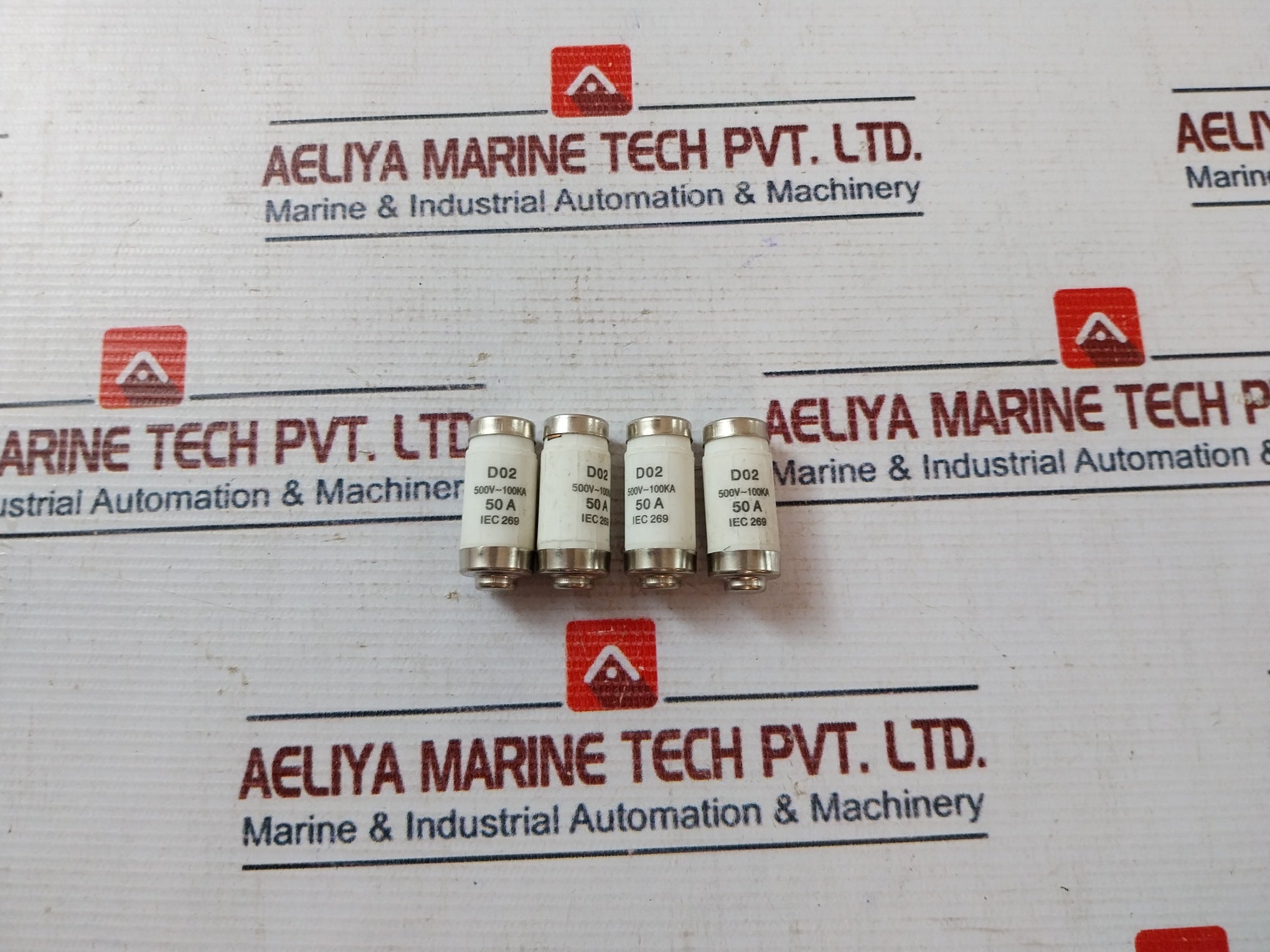 Lot Of 4X D02 500V~100Ka Fuse Link 50A