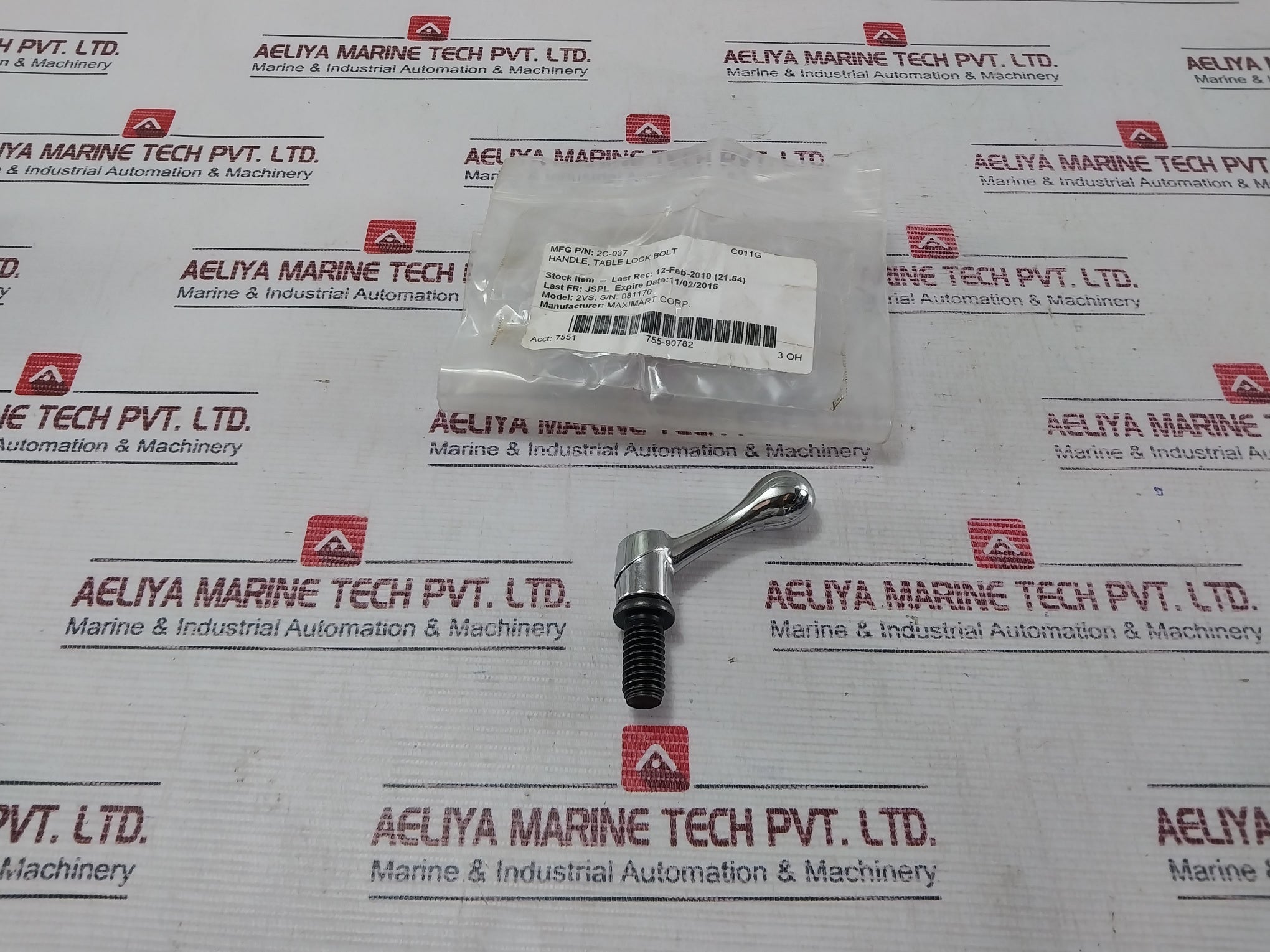 Maximart 2C-307 Handle, Able Lock Bolt 2Vs