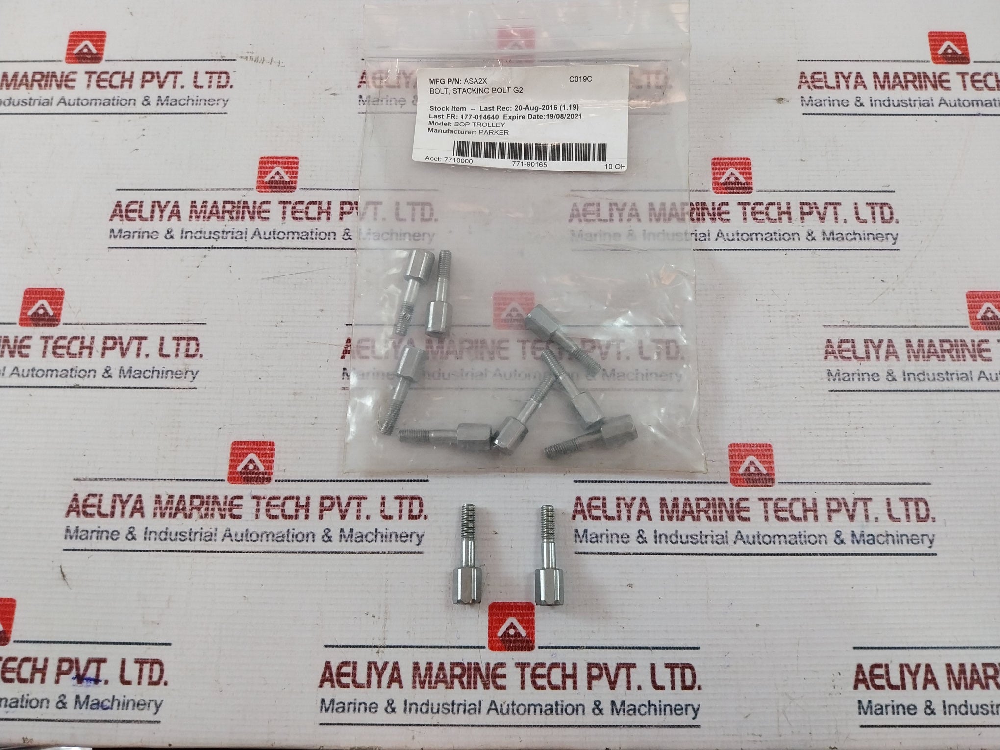 Lot Of 10X Parker Asa2X Stacking Bolts