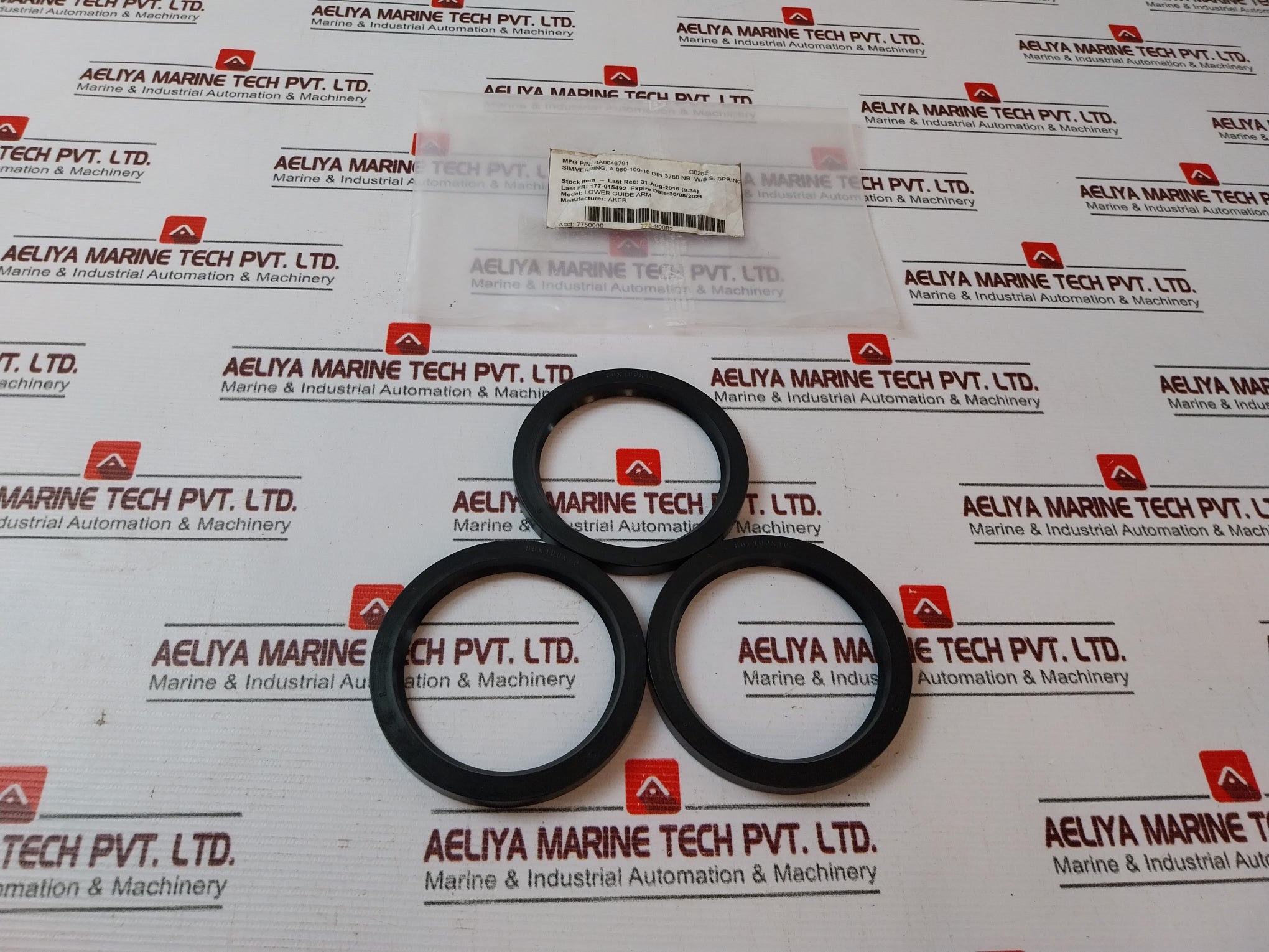 Aker 80X100X10 DIN 3760 Rotary Shaft Seal BA0046791