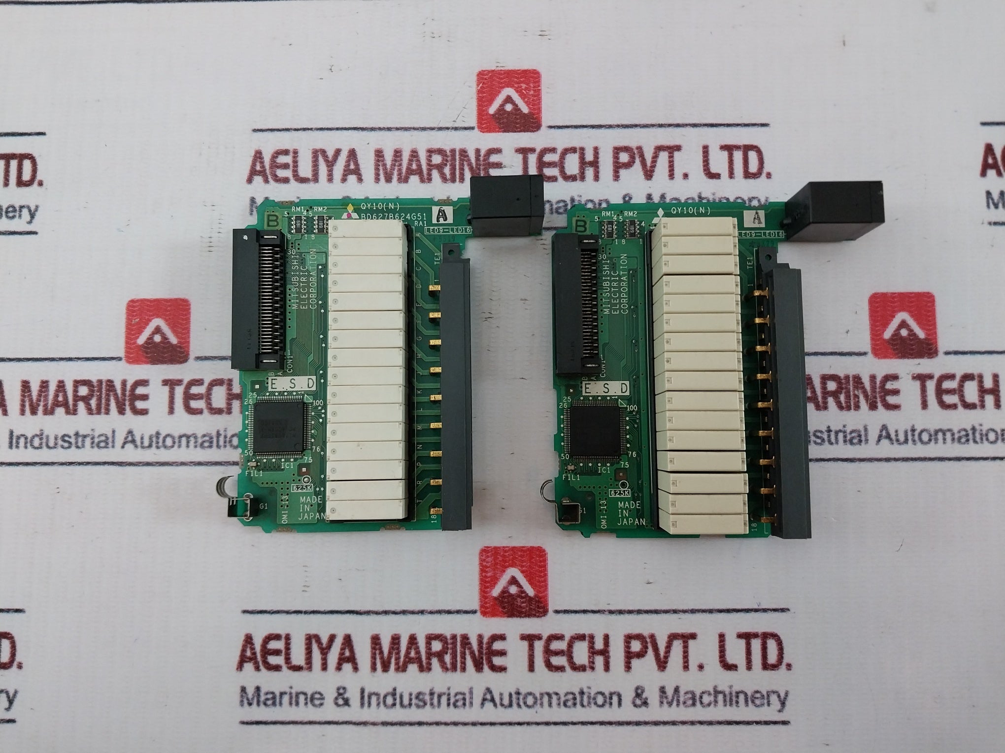 Pcb Card For Mitsubishi Qy10 ( N ) Q Series Output Module Te-con16-18