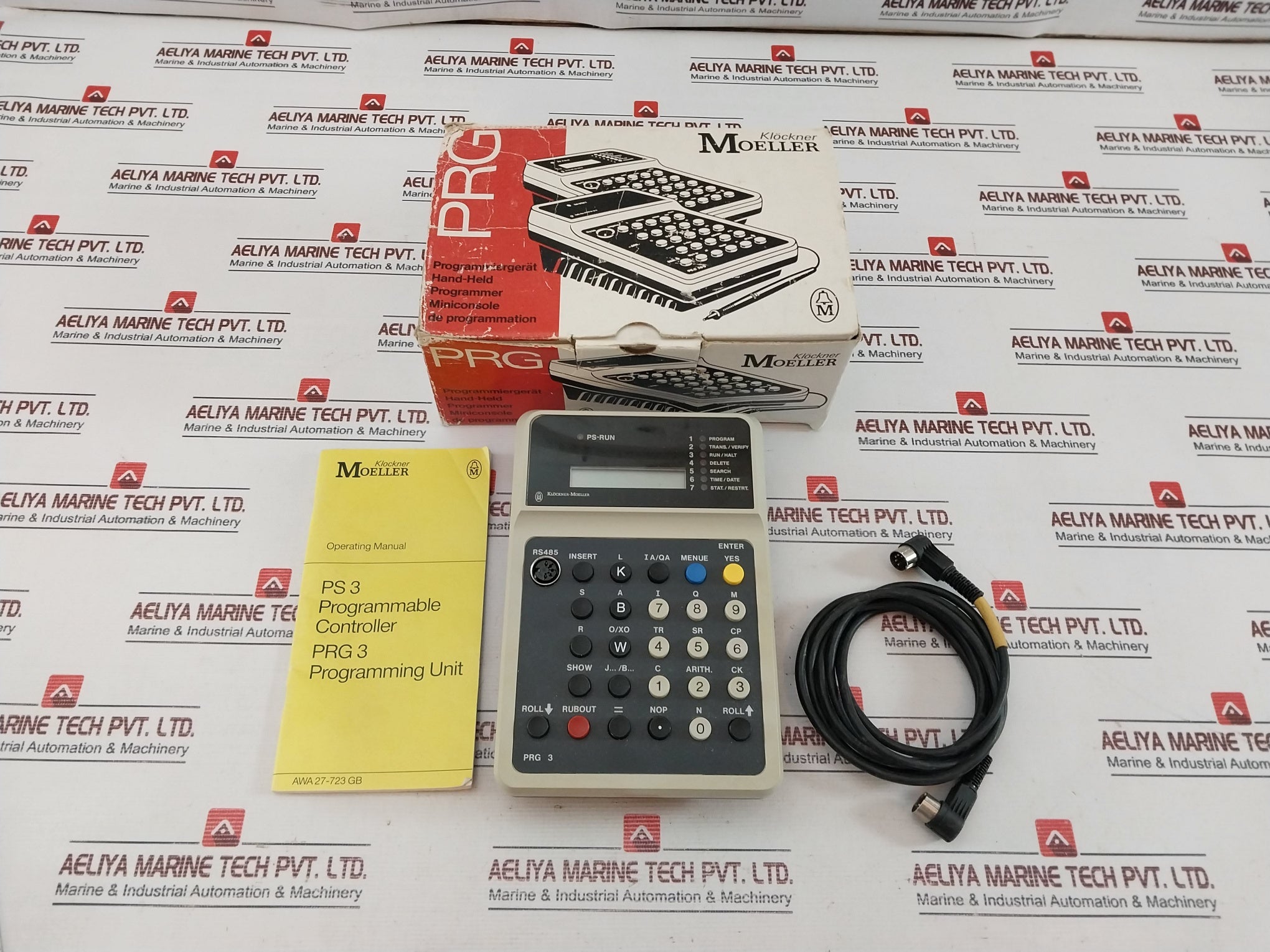 Klockner-moeller Prg 3 Hand-held Programmer With Cable V1.2 9V Dc 450 Ma
