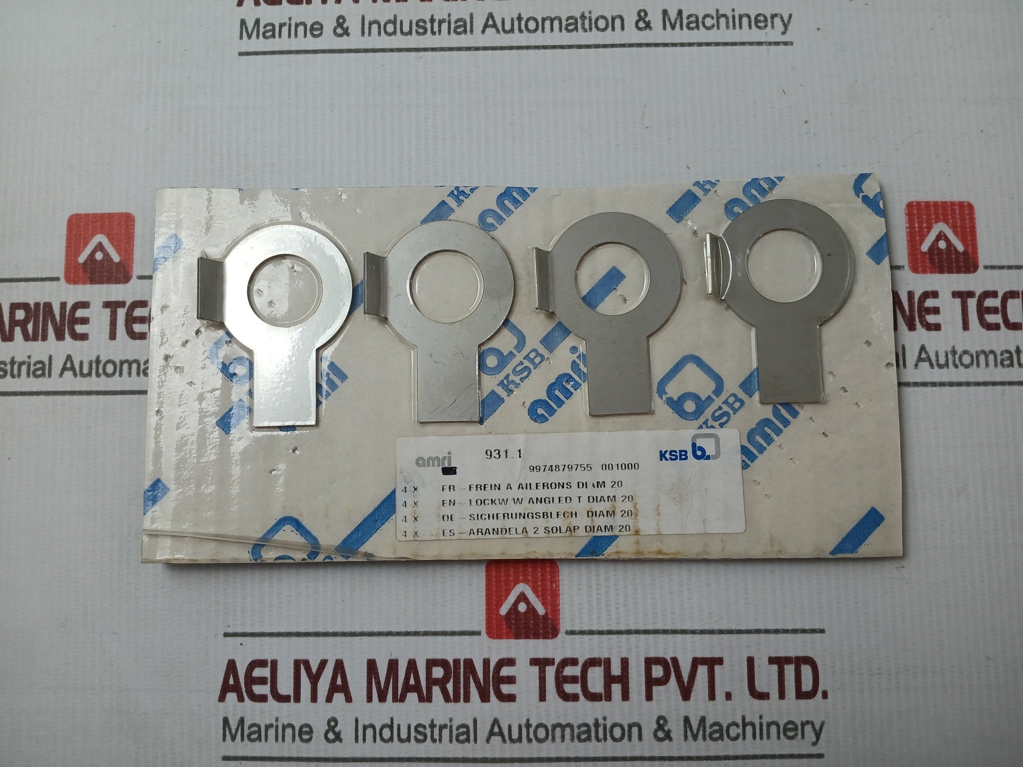 Ksb 9974879755 Amri Washer Lockw W Angled T Diam 20