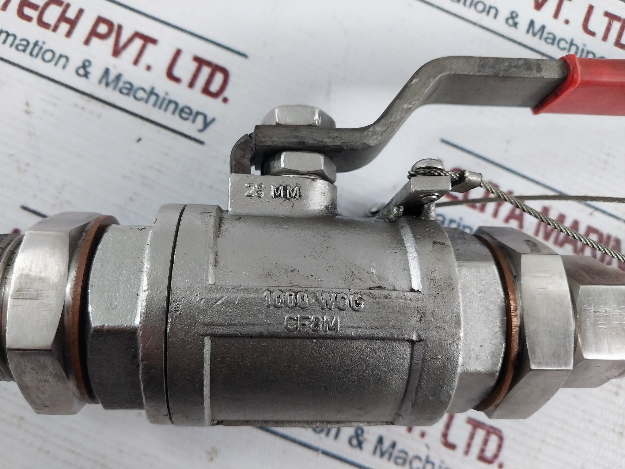 Nisha Cf8M Ball Valve With Probe And Cable
