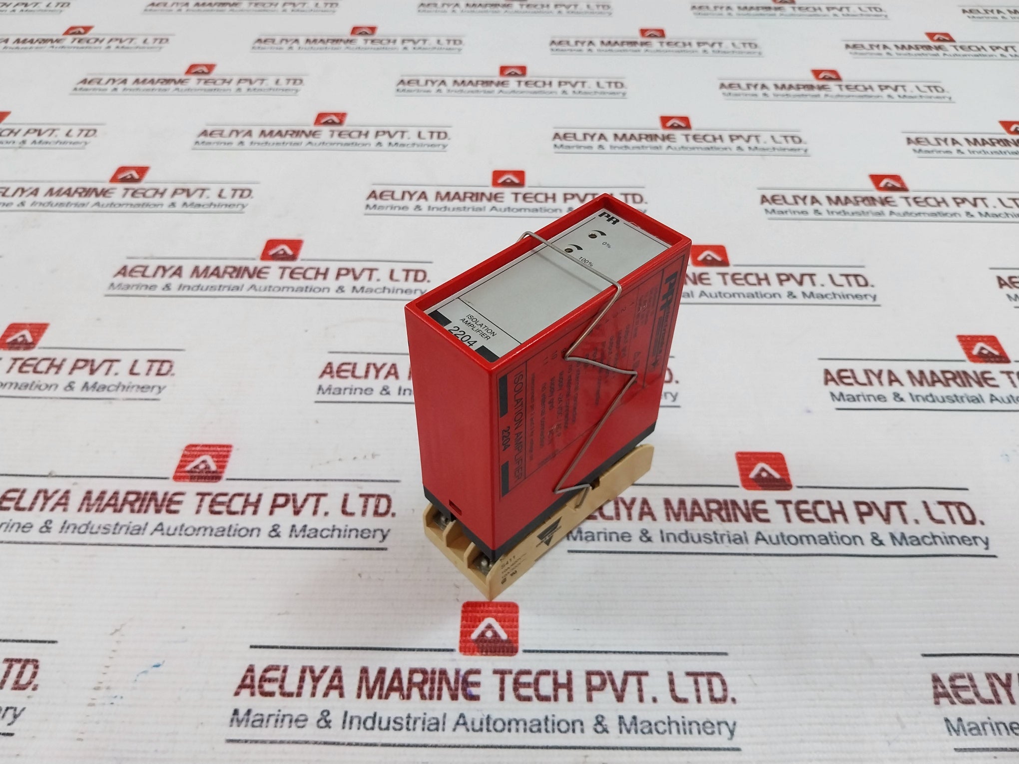 Pr Electronics 2204X2 Isolation Amplifier With Base 24Vdc 4-20Ma 1.3W