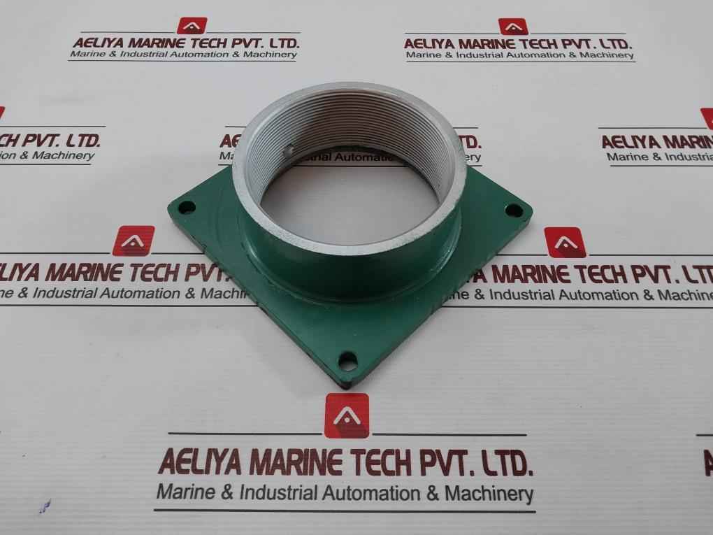 100041-1 Bsp Inlet Flange 5T 4 Inches Patina Green