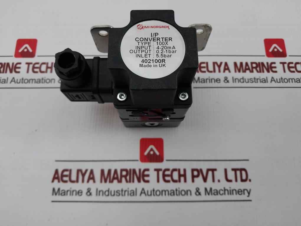 100X I/P Converter Imi Norgren Input: 4-20 Ma