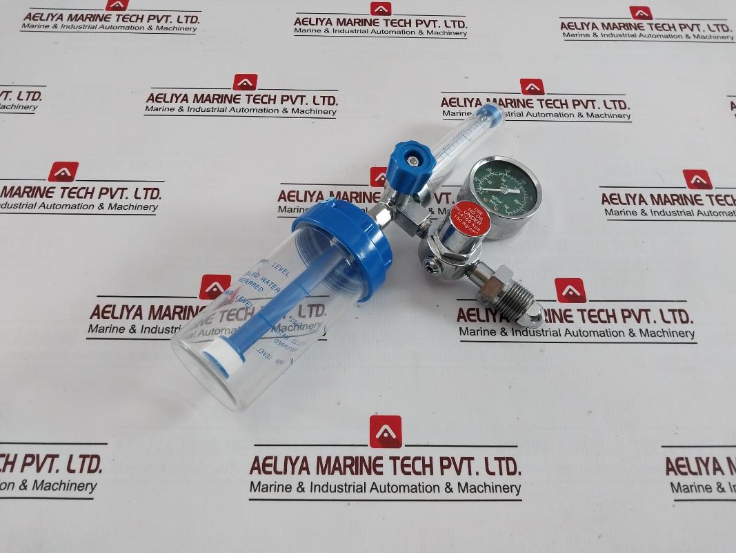 101325Pa Oxygen Pressure Reducing Regulator Flowmeter Inhalator 14700 Kpa