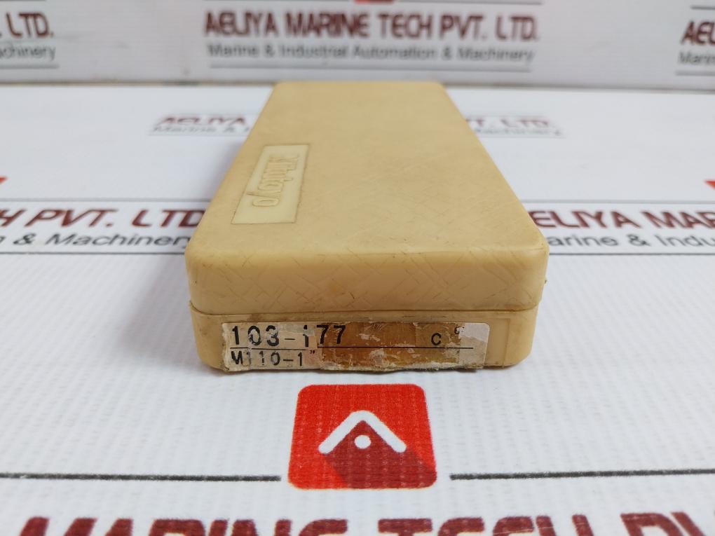 103-177 Analog Outside Micrometer Set Mitutoyo 20°C M110-1"