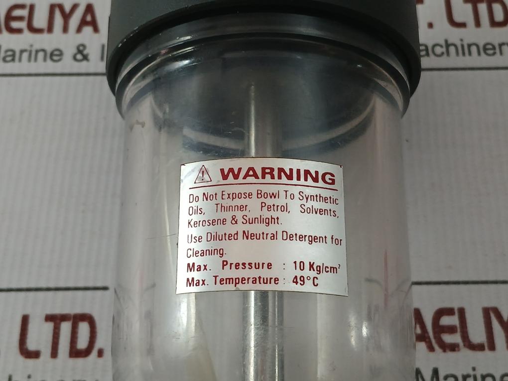 10 Kg/Cm2 Pneumatic Air Filter 49°C
