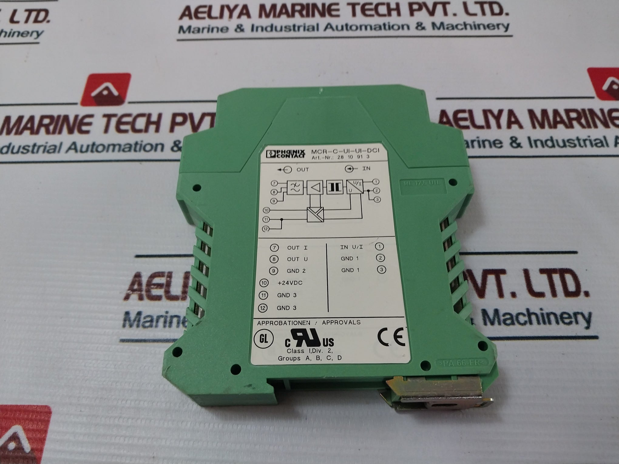 Phoenix Contact Mcr-c-ui-ui-dci Signal Conditioner Converter 18-31.2 Vdc 60Ma