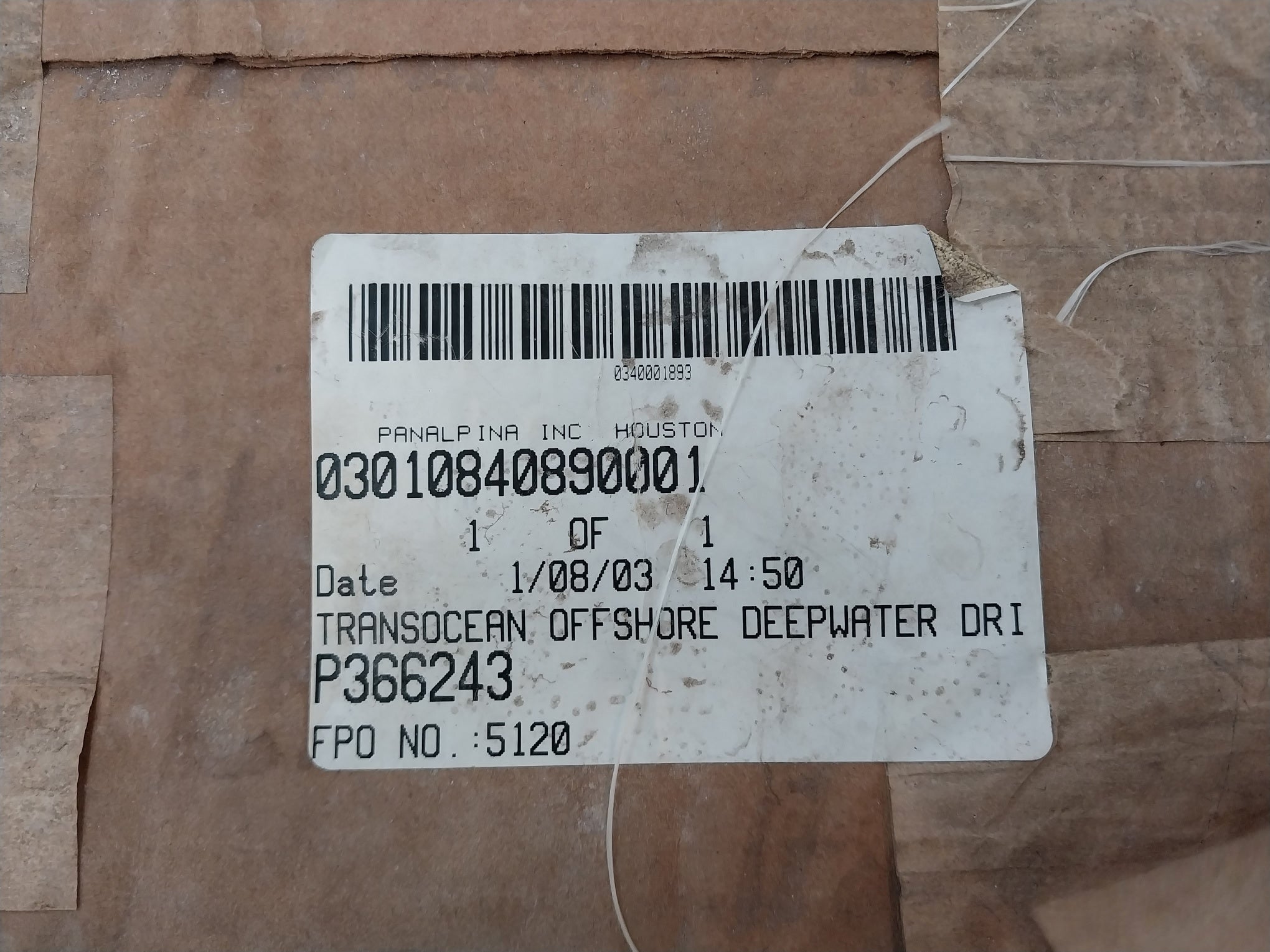 Hyd R65 S316 Ring Gasket 1920091-65