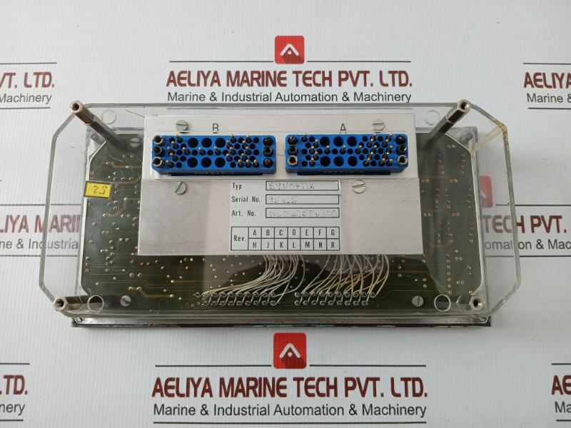 112.045.584.200 Synoptic Control Panel Sulzer