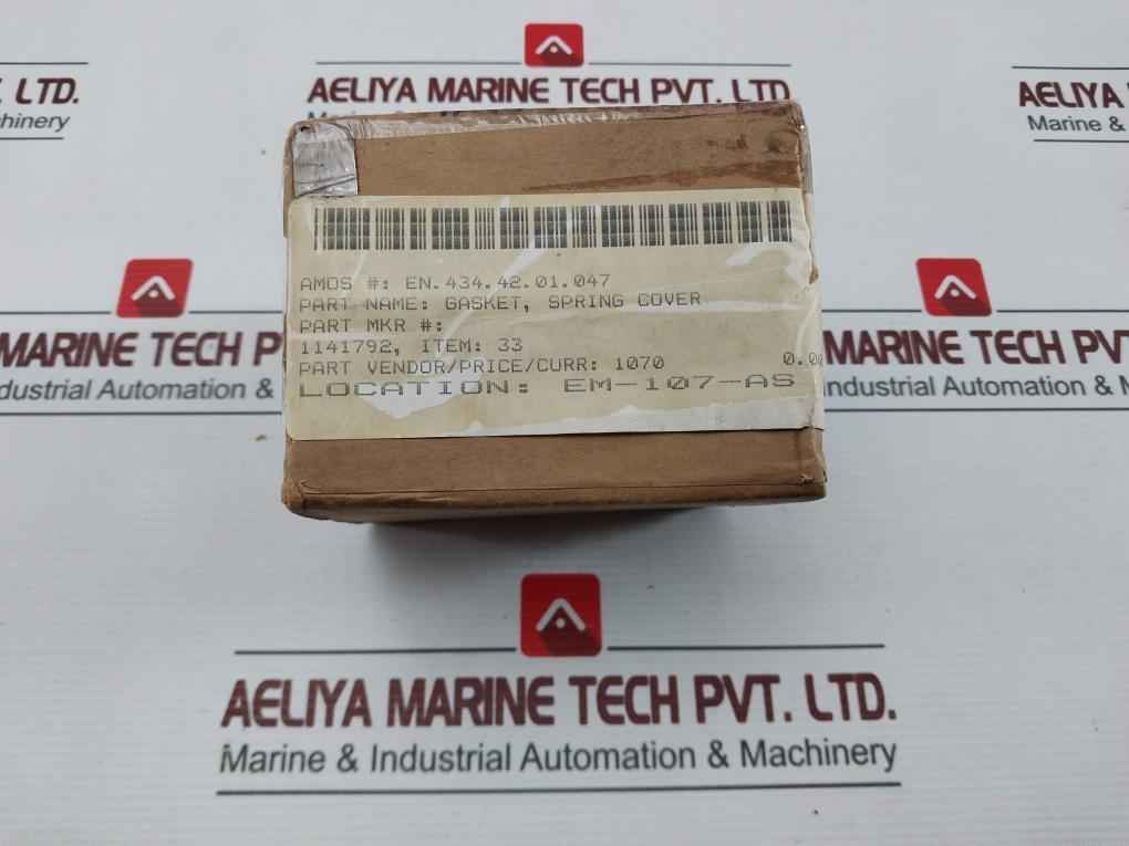 1141792 Gasket Spring Cover F/ 14" Electric Brake