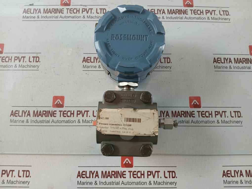 1151 Dp3S22B1L4 Pressure Transmitter Rosemount
