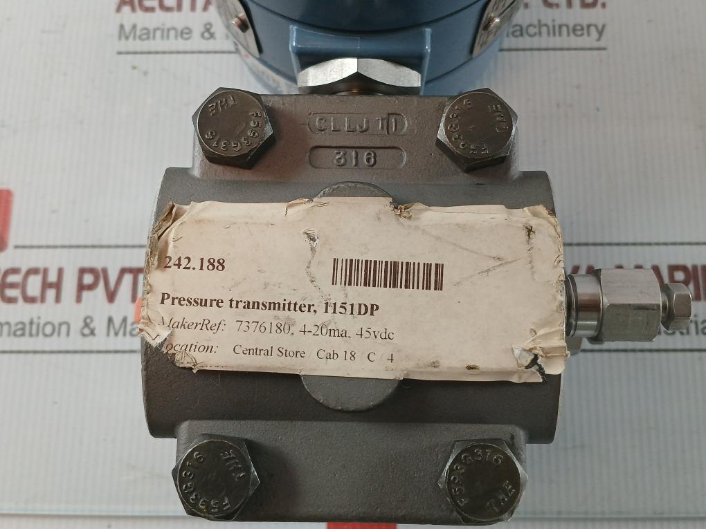 1151 Dp3S22B1L4 Pressure Transmitter Rosemount