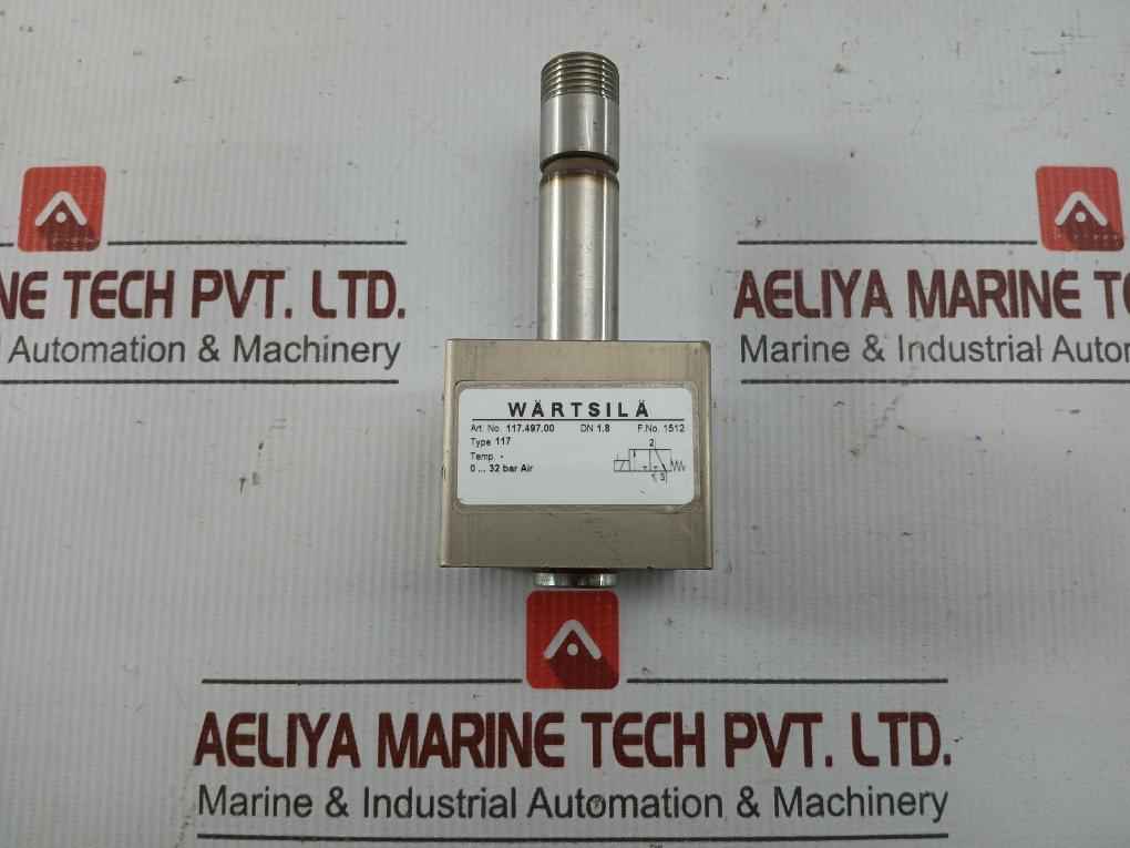 117.497.00 Solenoid Valve Wartsila 0-32 Bar Air