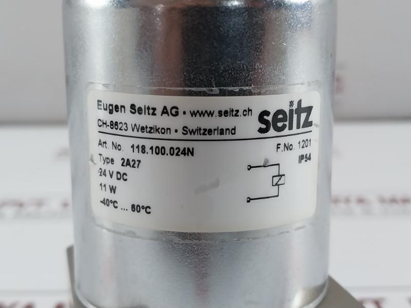 118.100.024N Eugen Seitz 24Vdc -40˚C…60˚C Solenoid Valve Coil