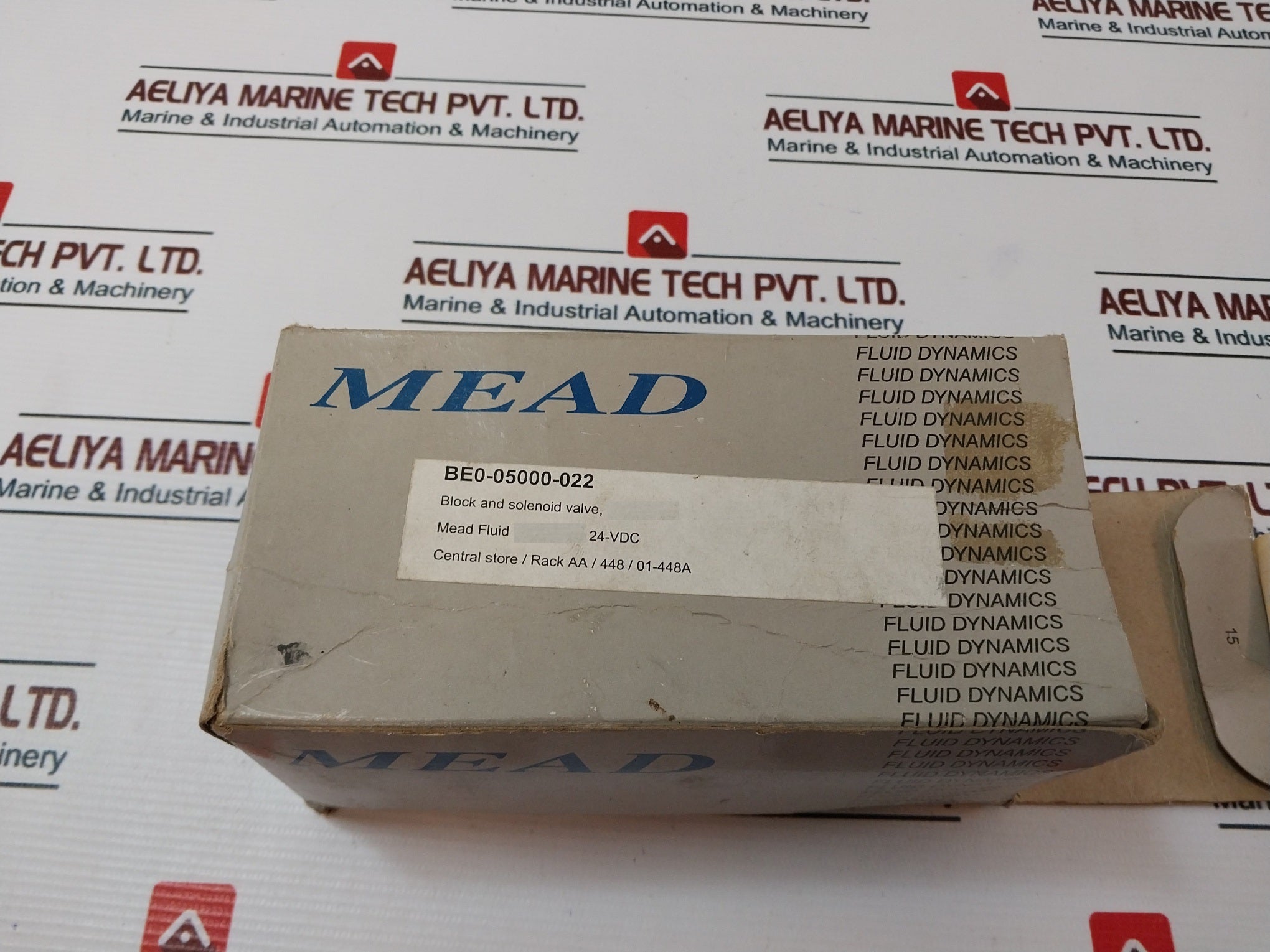 Mead Fluid Dynamics C2-4Dcd Block And Solenoid Valve 24Vdc 6.5W