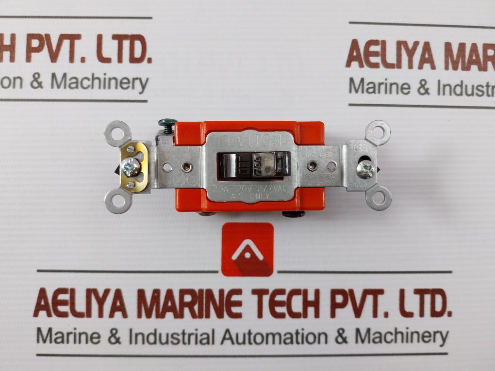 1222-2 Toggle Single-pole Ac Quiet Switch 120V-277Vac 20A