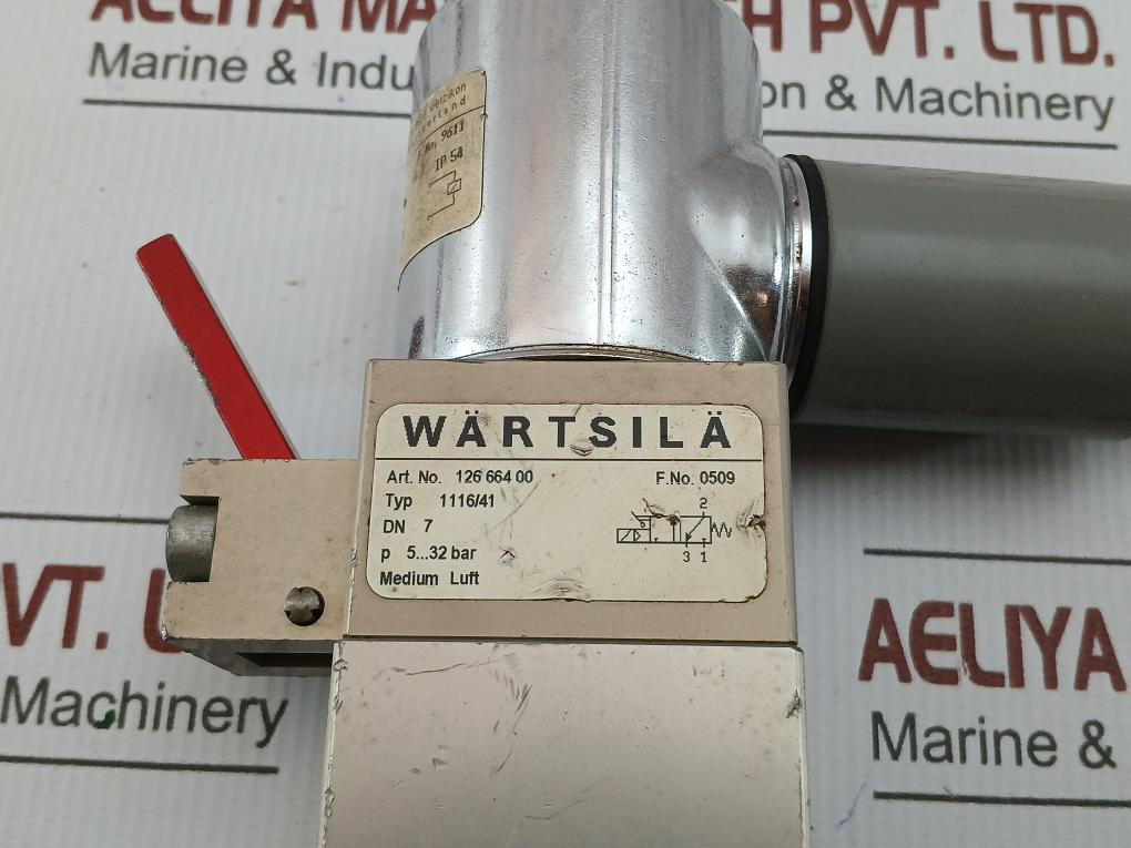 126 664 00 Pneumatic Solenoid Valve 1116/41 Wartsila