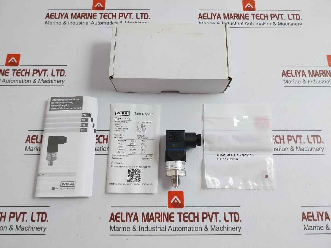 12810240 Pressure Transmitter 8…30 V Dc / 25 Ma A-10 Wika