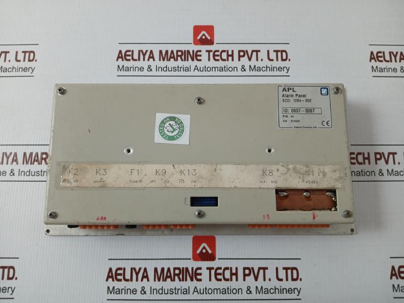 1284-002 Lanng & Stelman Apl Alarm Panel