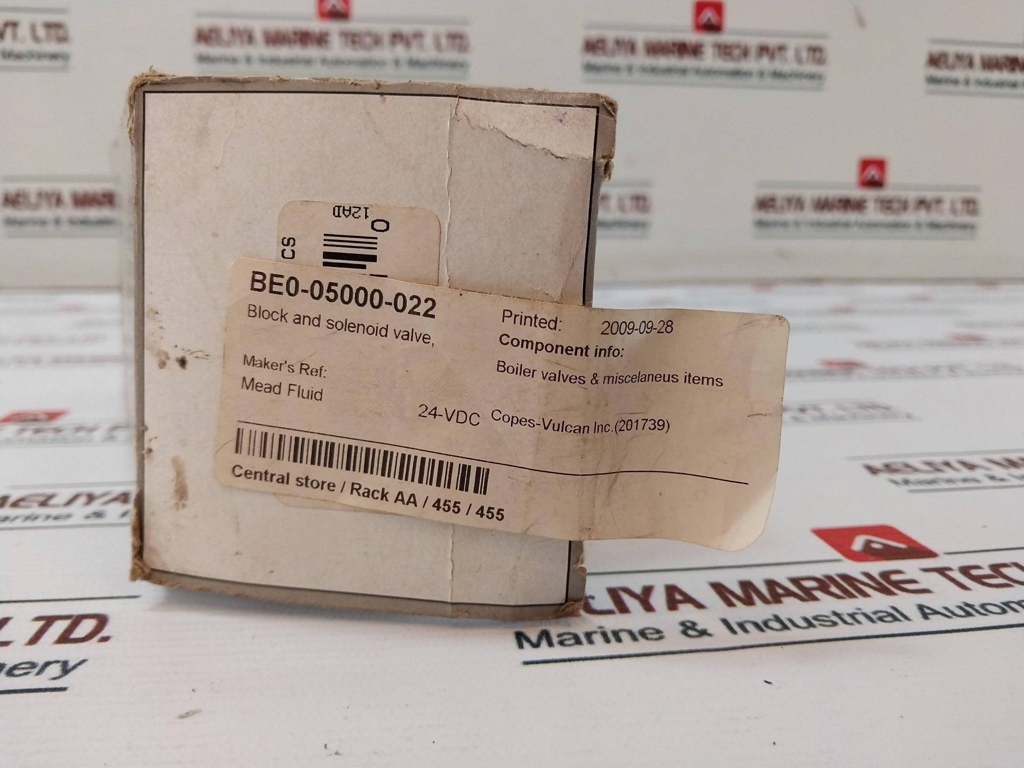 Mead Fluid Dynamics C2-4Dcd Block And Solenoid Valve 24Vdc 6.5W