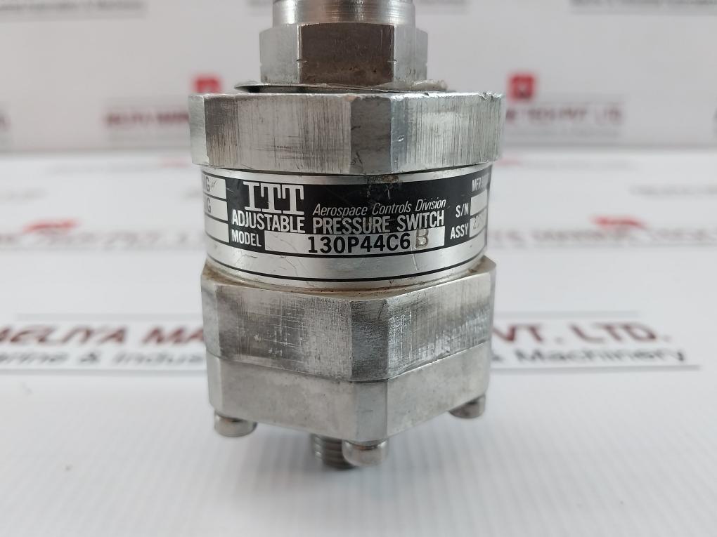 130P44C6 B 1000 Psig Adjustable Pressure Switch Brand Itt