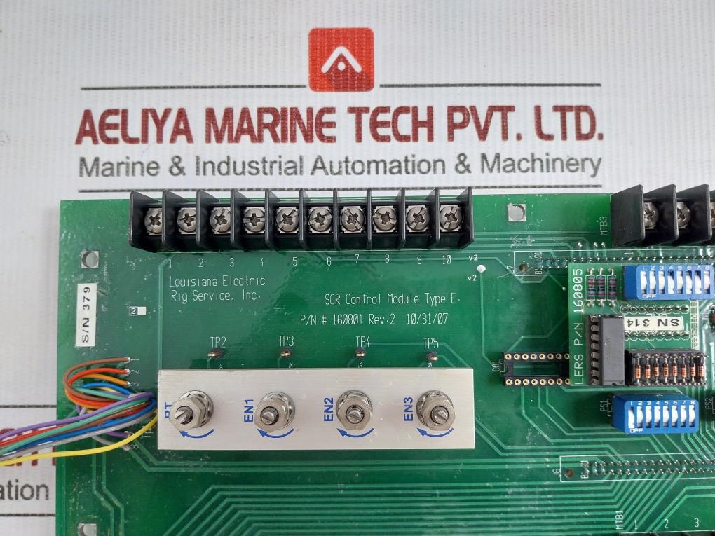 160801 Scr Control Pcb Module Louisiana Electric Rig Service