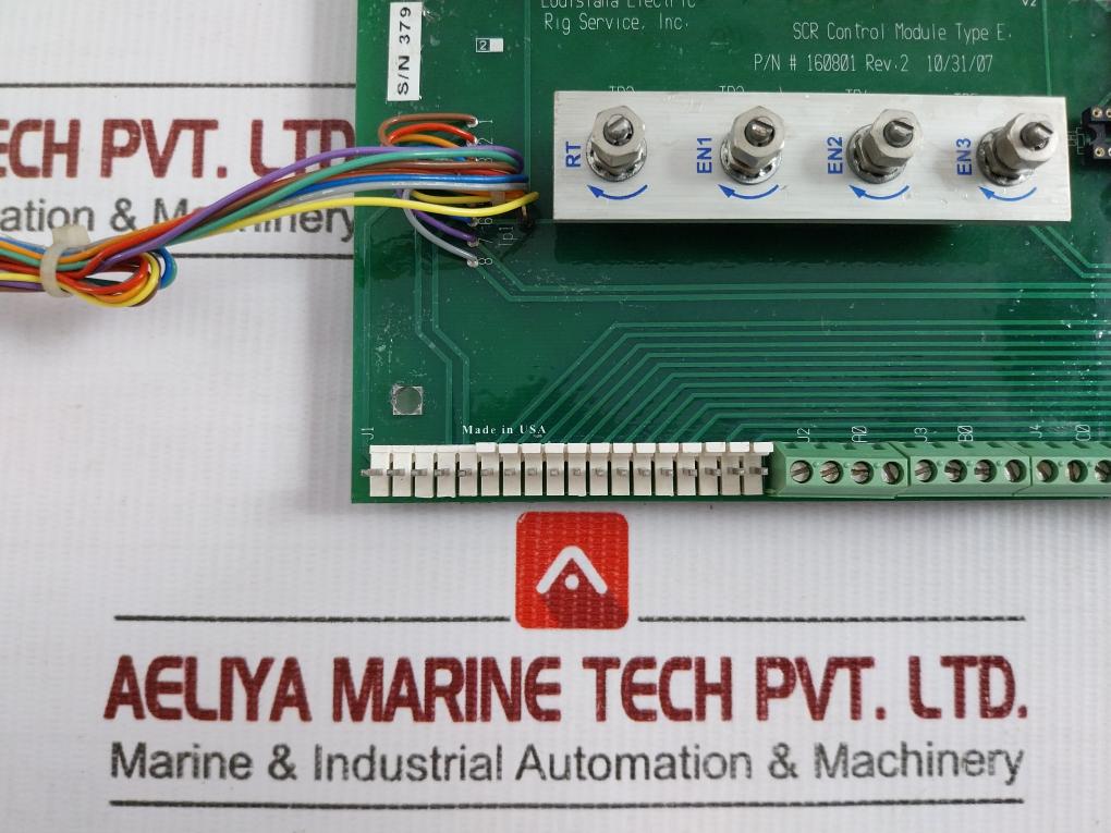 160801 Scr Control Pcb Module Louisiana Electric Rig Service