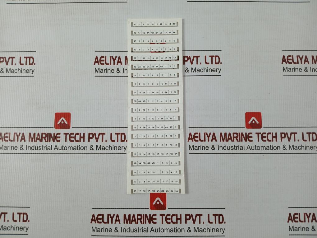 1609820000 Terminal Block Marker Weidmuller